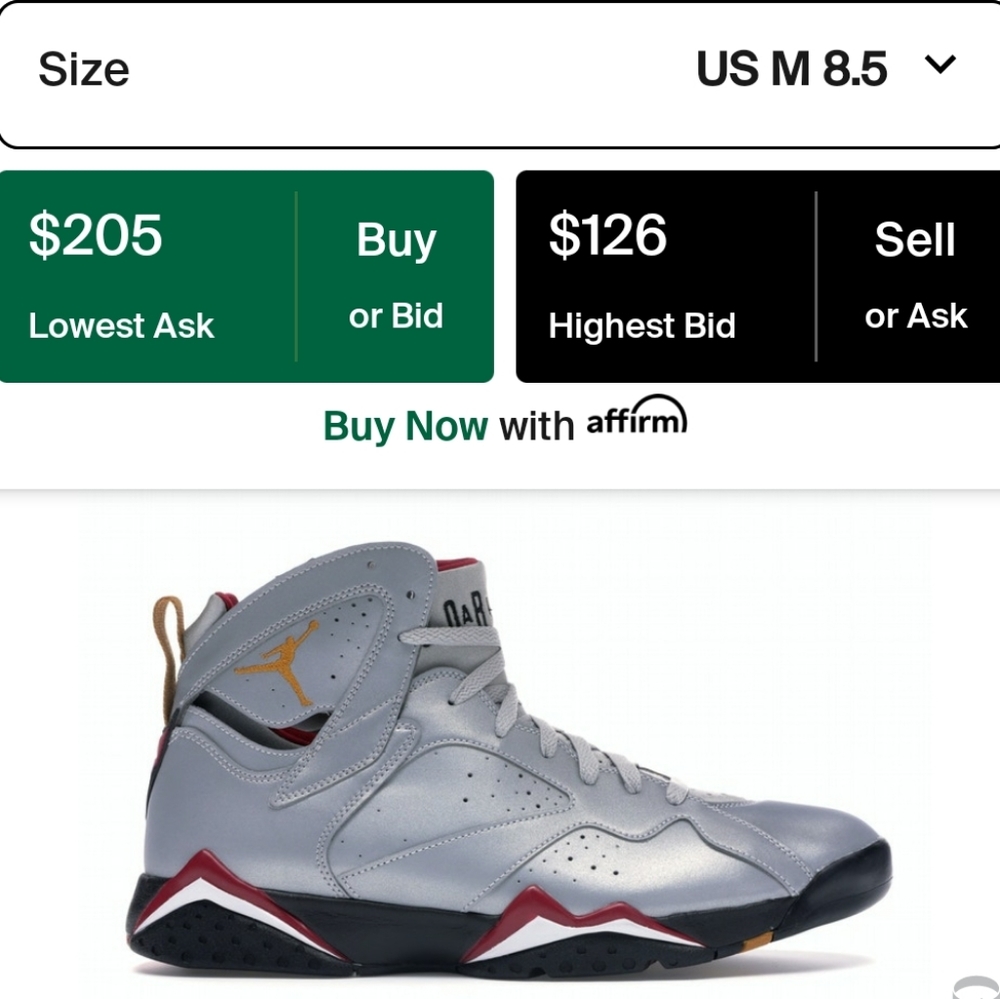 Men's Air Jordan 7 Retro SP "Reflections Of A Champion" - Picture 3 of 12